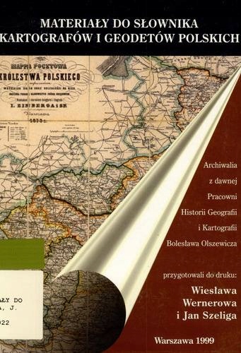 Materiały do słownika kartografów i geodetów