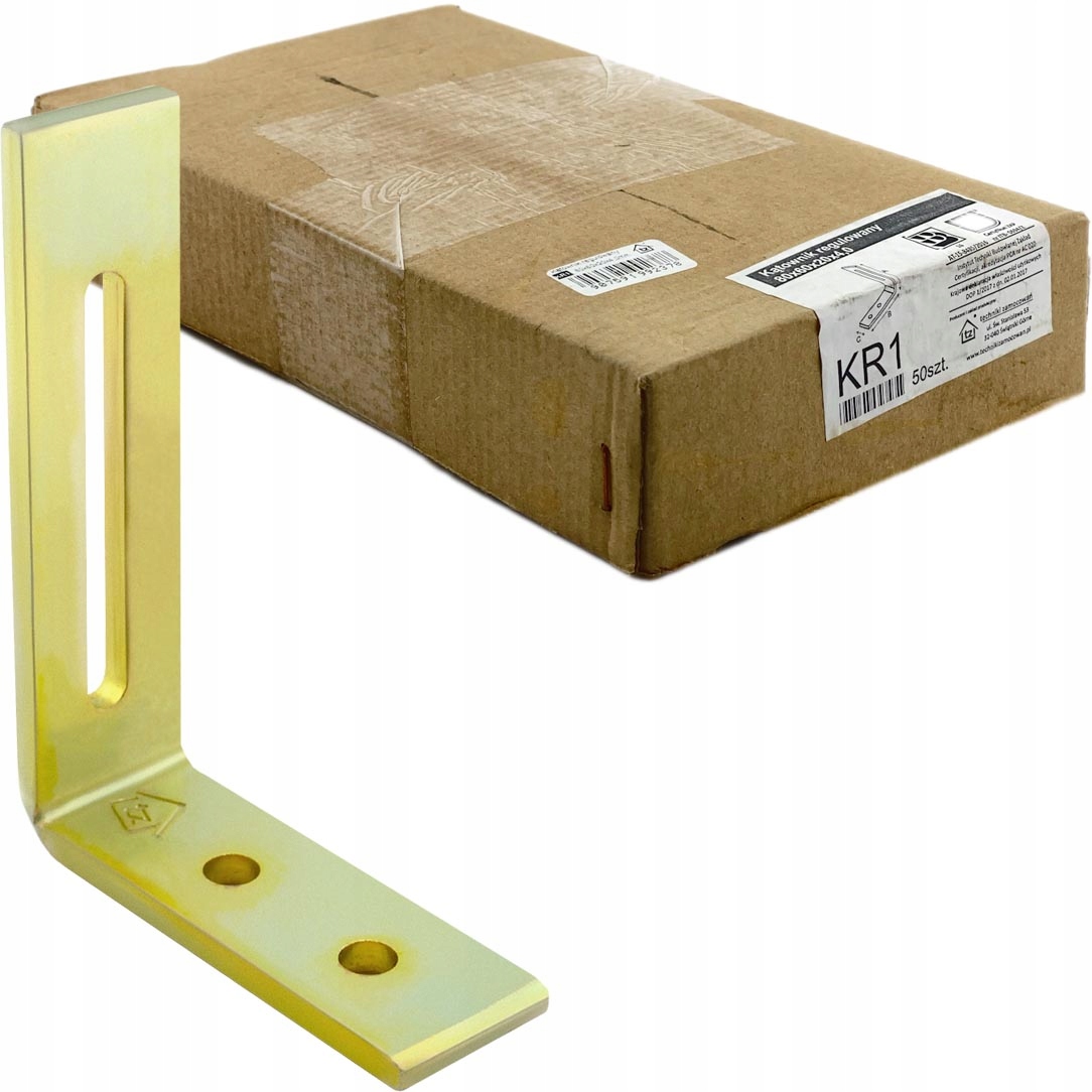 

Łącznik Kątownik Regulowany KR1 80x60x20 mm 50szt