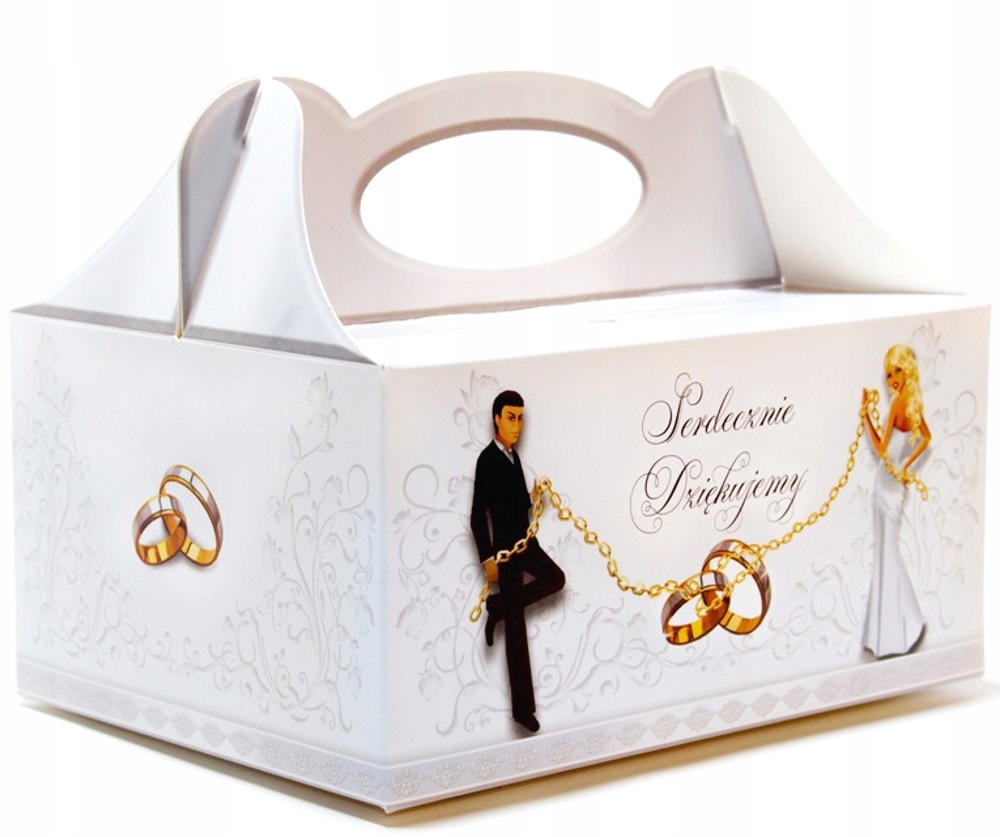 

Pudełko Na Ciasto Ślub WESELE-5SZTUK-PŚ-04