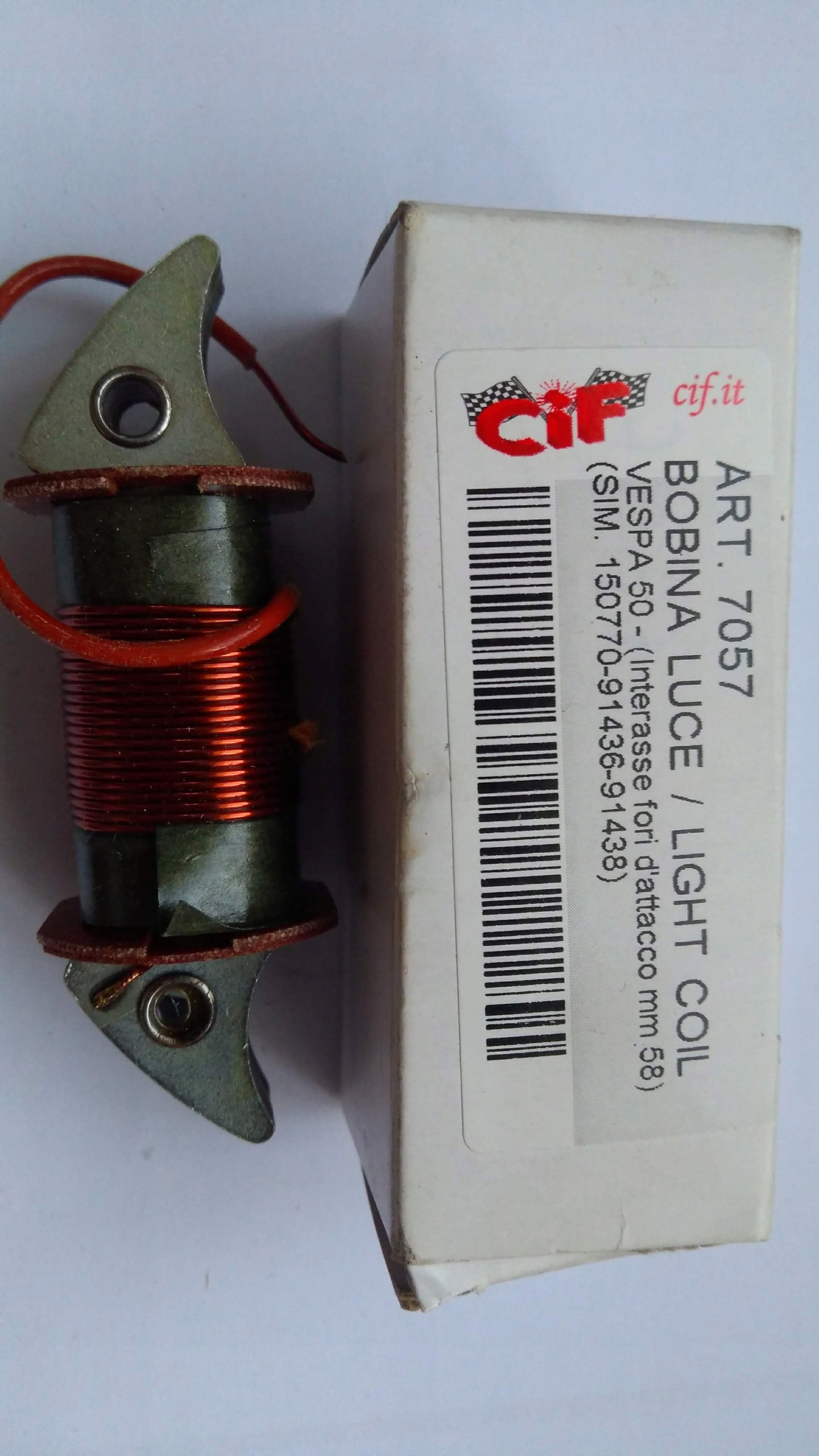 CEWKA ŚWIETLNA ISKROWNIK STATOR PIAGGIO VESPA 50