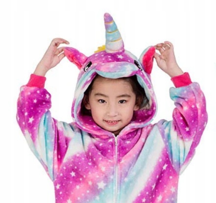 piżama JEDNOROŻEC KIGURUMI PRZEBRANIE DRES 146-158 Rozmiar 146