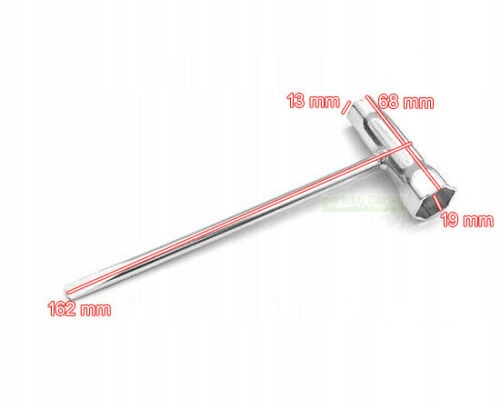 klucz do świec kos pilarek śrubokręt 19 + 13 mm