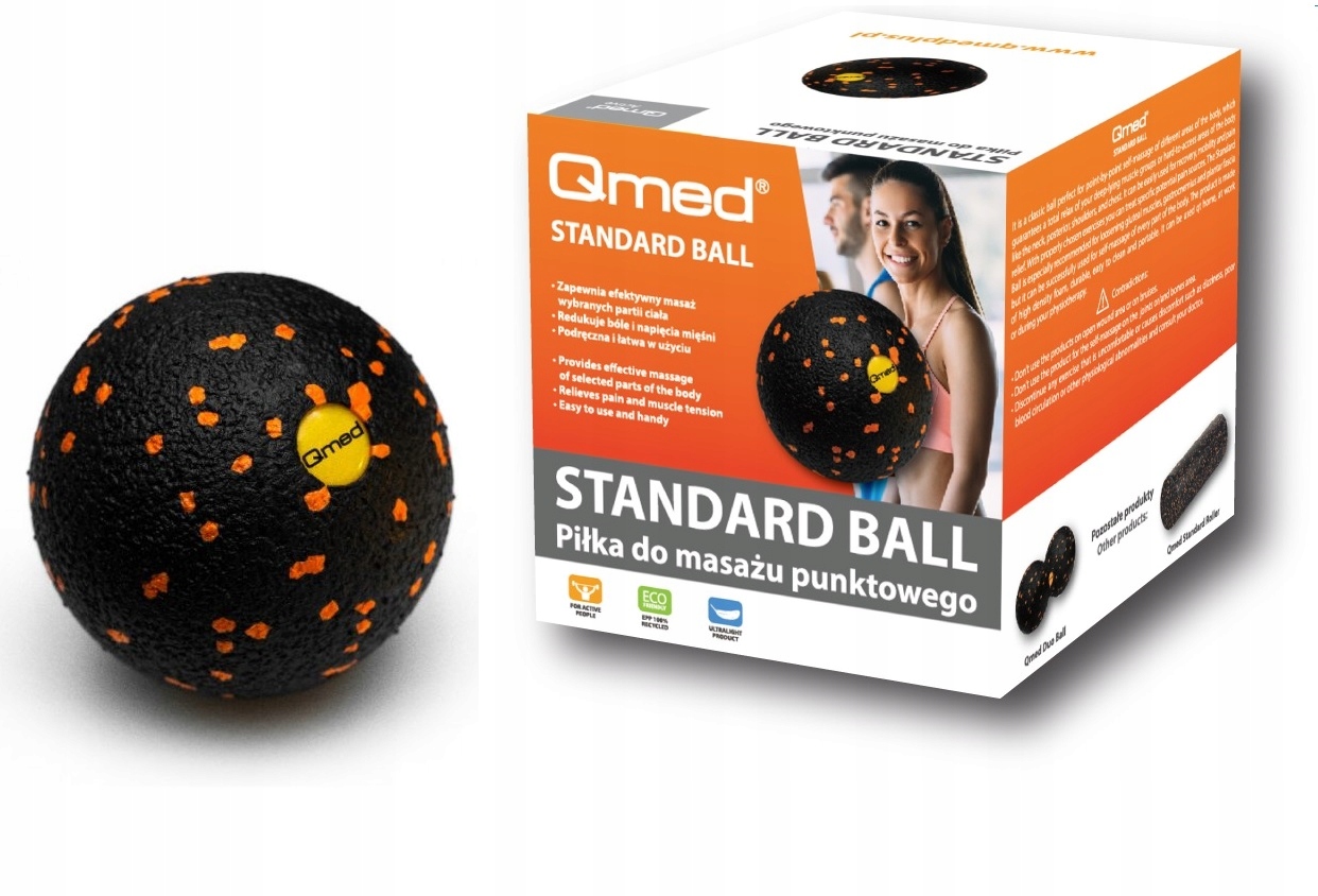 

Qmed Standard Ball Piłka Masująca Twarda Masażer