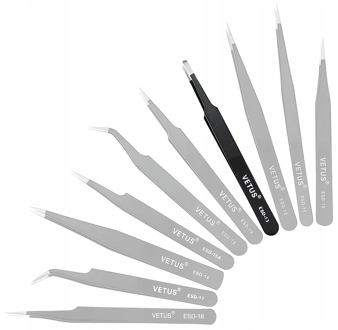 

Pinceta Pęseta Penseta Metal Antystatyczna ESD-13