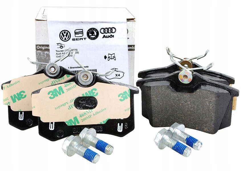 1J0698451K - ОРИГИНАЛЬНЫЕ ЗАДНИЕ ТОРМОЗНЫЕ КОЛОДКИ VW GOLF 5 6 PLUS