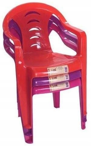 DZIECIĘCY FOTELIK DLA DZIECI KRZESŁO OGRODOWE CZERWONE Kod producenta 86247