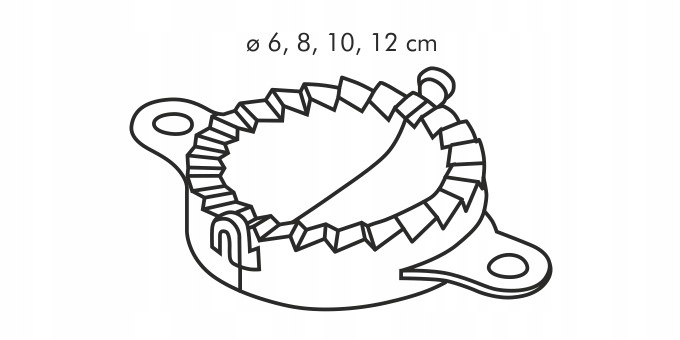 FOREMKI DO PIEROGÓW 4 sztuki TESCOMA DELICIA forma EAN (GTIN) 8595028427608