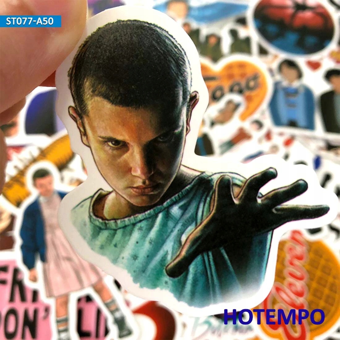 Naklejki Stranger Things Eleven RUN Serial 50szt EAN (GTIN) 44032911754394