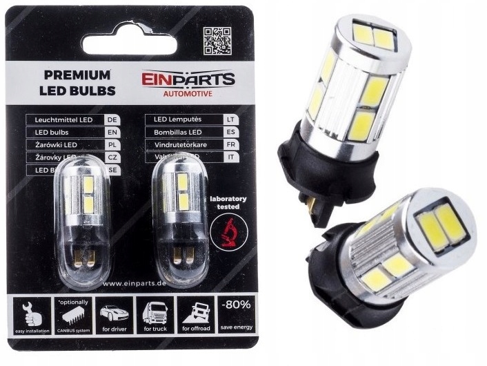 

Led PW24W Żarówki Drl Markowe Smd 6000K Canbus