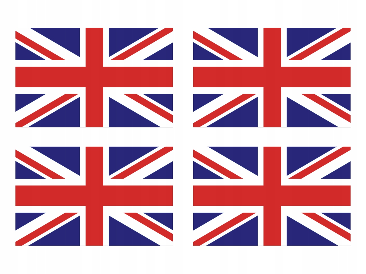 

Naklejki Flaga Wielka Brytania Uk moto rower 4szt