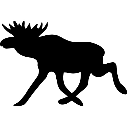 naklejka na samochód łoś Norwegia 12cm KOLORY