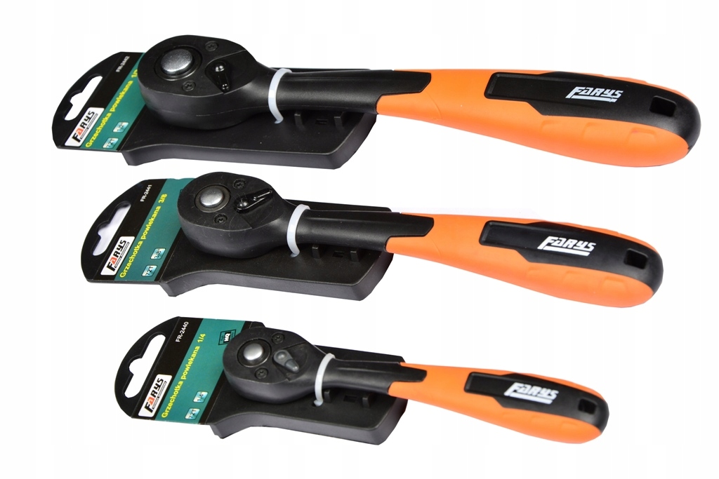 ZESTAW GRZECHOTEK GRZECHOTKA 1/4 3/8 1/2 Farys