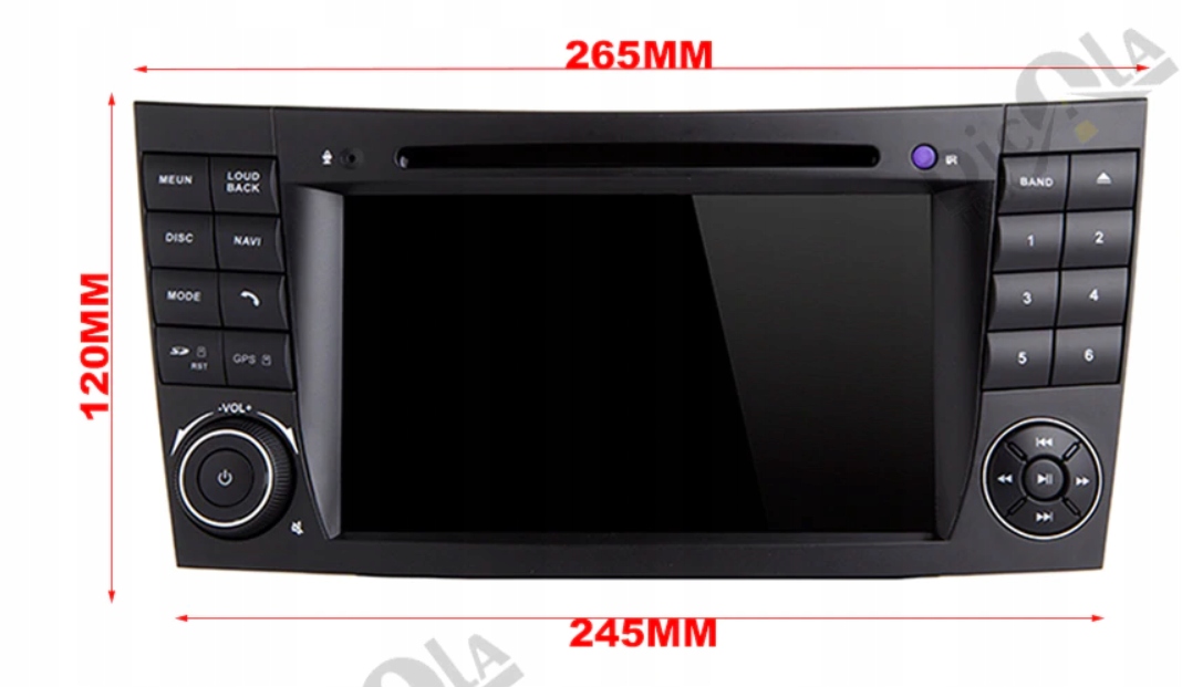 RADIO ANDROID Mercedes W211 E300 W209 W219 8co4RAM Radio informacja RDS pasmo AM pasmo FM