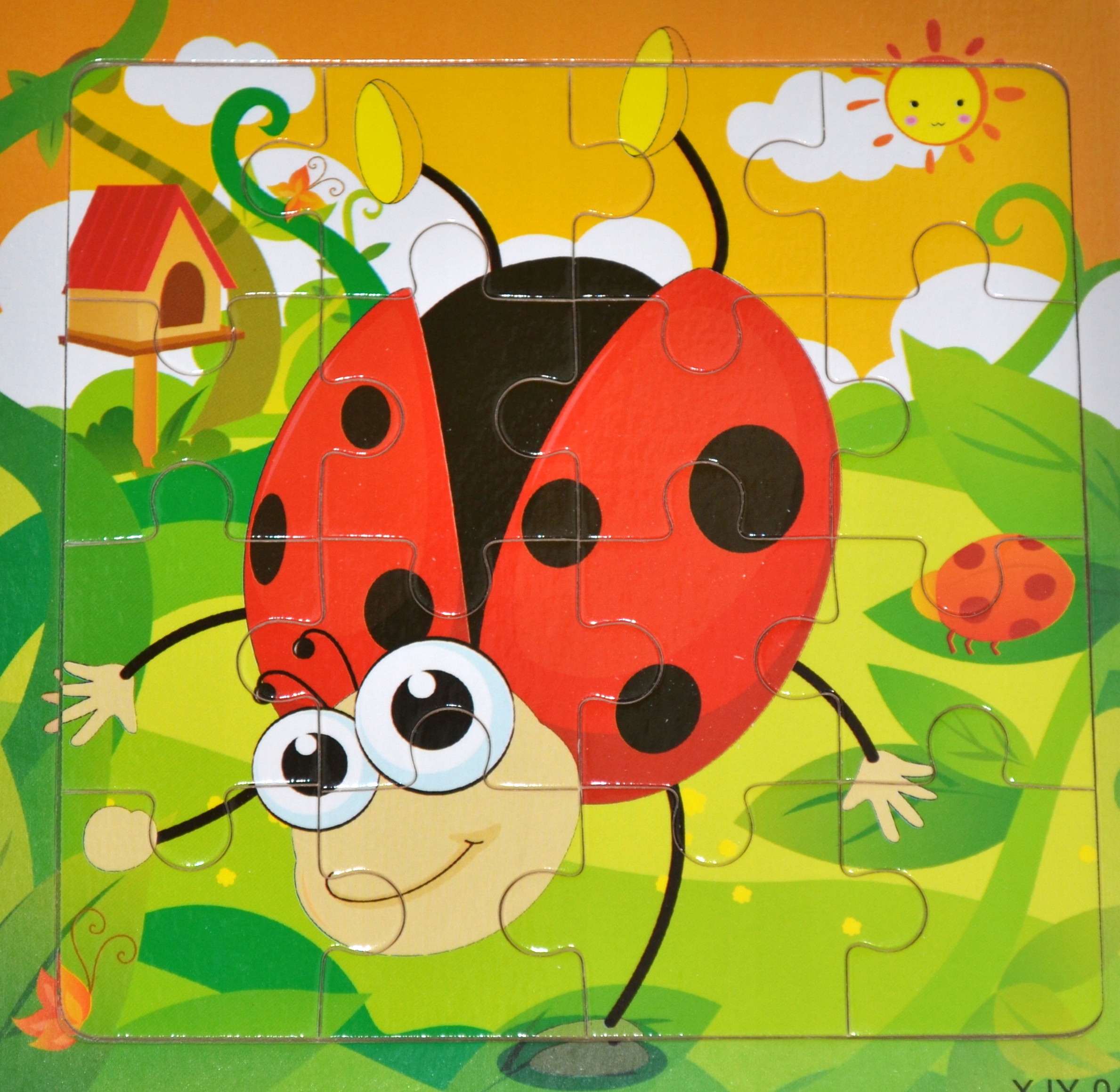 

Edukacyjne Puzzle Drewniane 16 elementów Biedronka