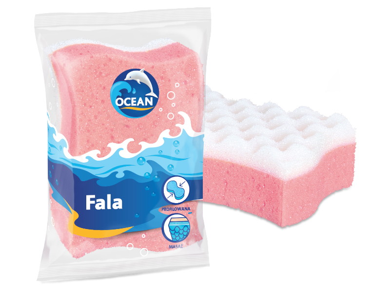 

Ocean Gąbka Do Kąpieli I Masażu Fala Profilowana