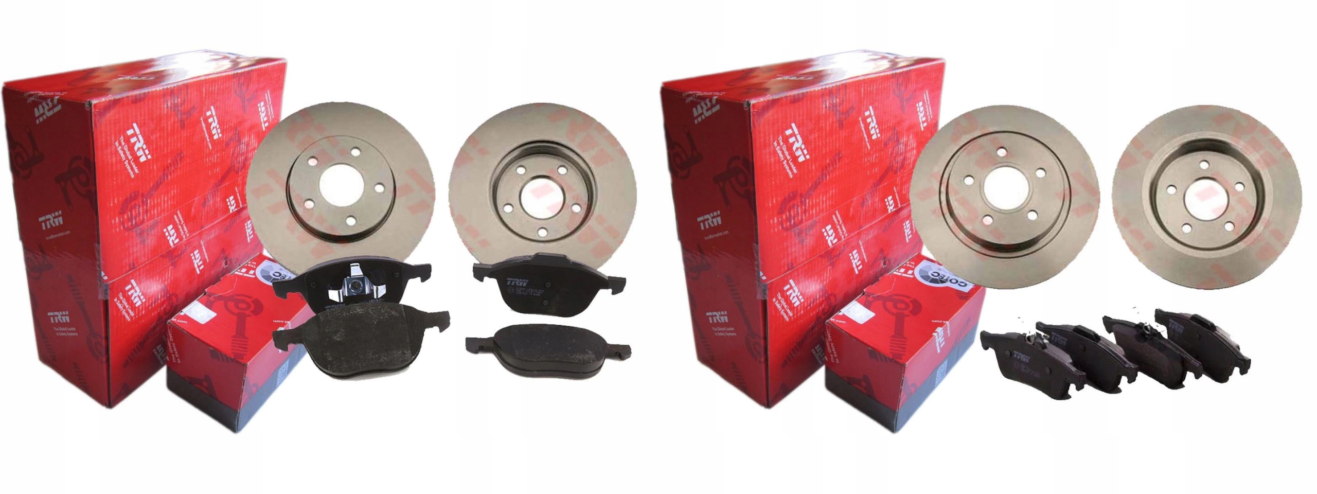 Диски колодки TRW передняя задняя VOLVO C30 C70 II 278