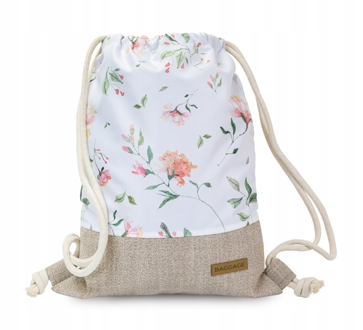 

Worek Plecak Torba Kwiaty Goździki Baggage