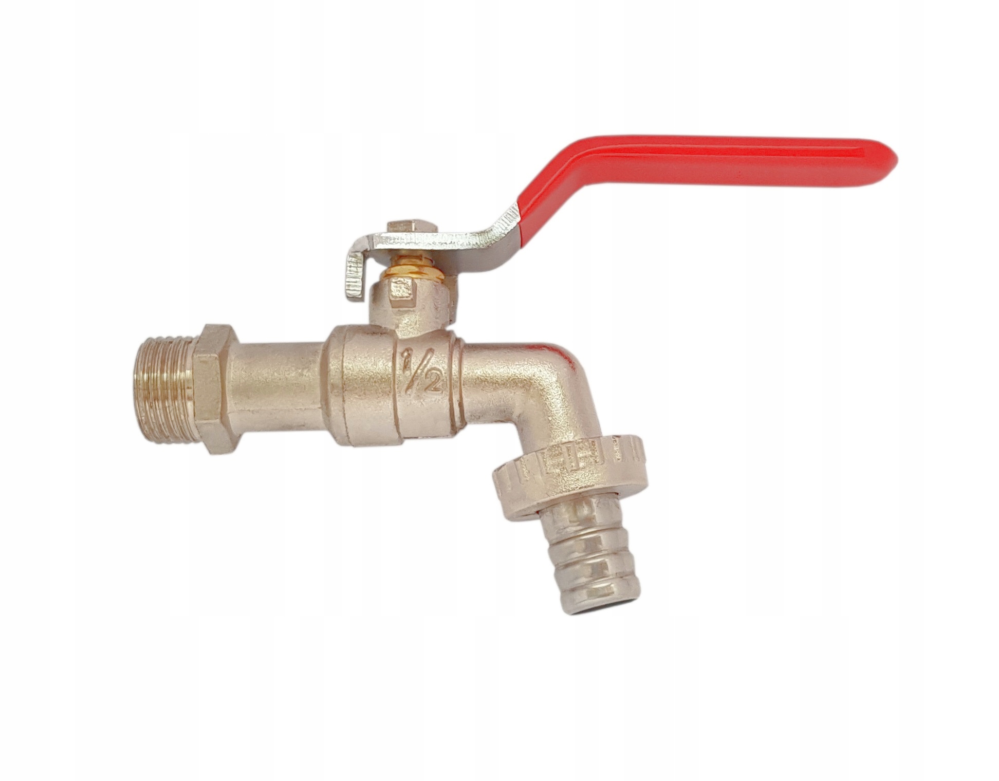 ZAWÓR CZERPALNY KULOWY Z DŁAWIKIEM 1/2