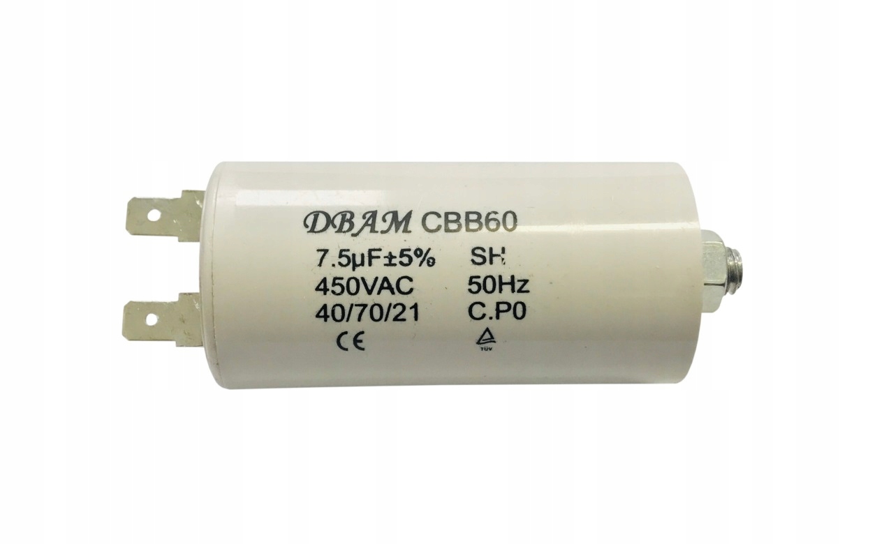 

Kondensator Rozruchowy Do Silnika 7,5uF 450v CBB60