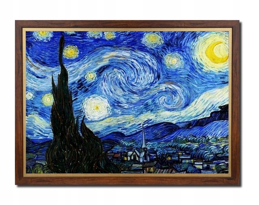 Картина звездная ночь ван. Винсента Ван Гога Звездная ночь. Винсееван Гог Звёздная ночь картина.