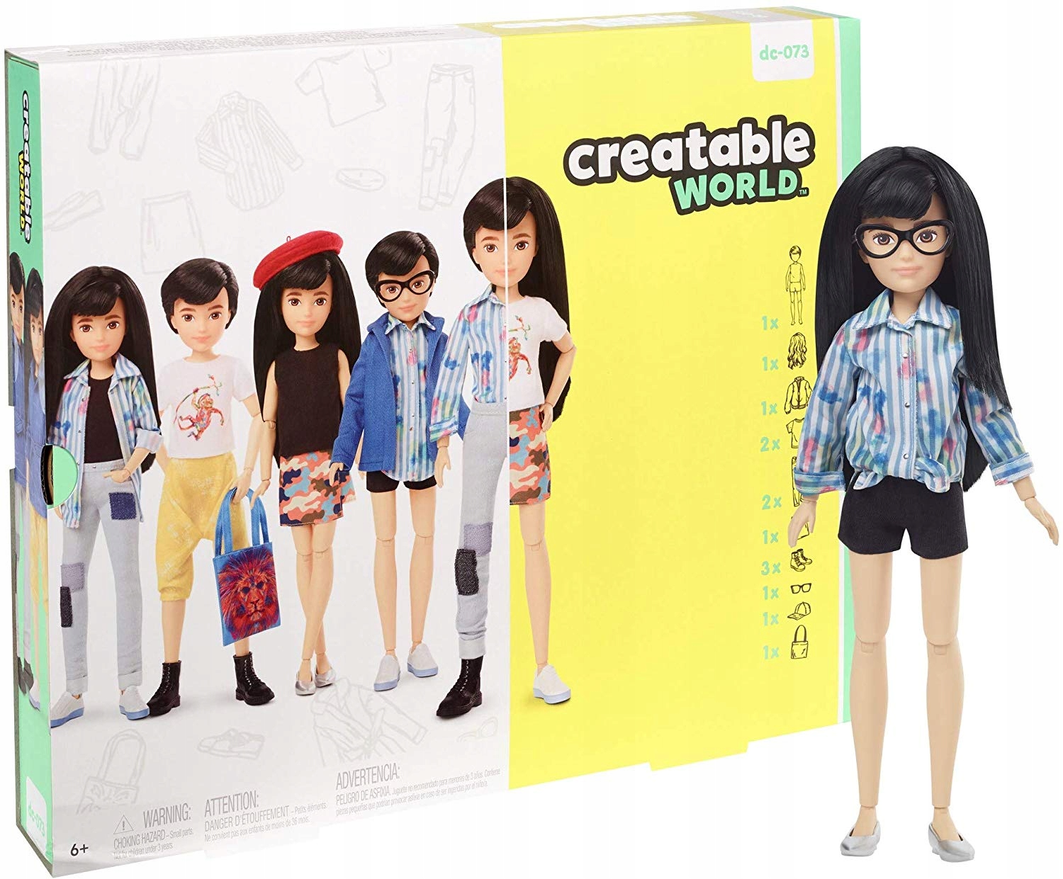 

Lalka Barbie Creatable World stwórz lalkę GGG54
