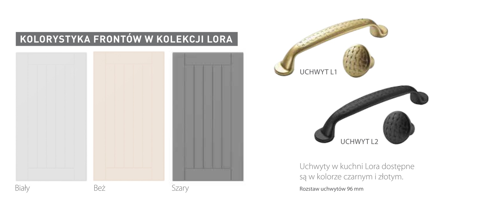 KUCHNIA W STYLU PROWANSALSKIM BIAŁA_300 CM Marka inna