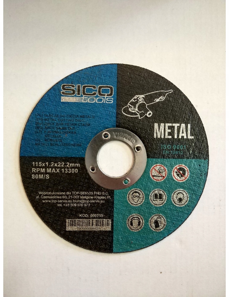 

Tarcza Do Cięcia Metalu 125*1.2*22,2mm