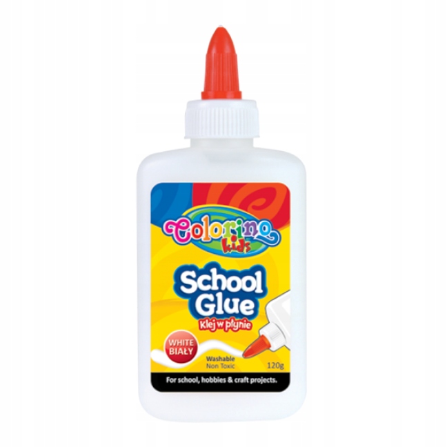 COLORINO KIDS KLEJ W PŁYNIE UNIWERSALNY 120g slimy glut, super mocny