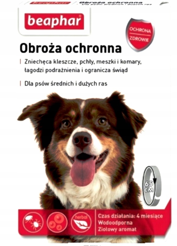 

Beaphar obroża ochronna dla psa rozmiar M/L