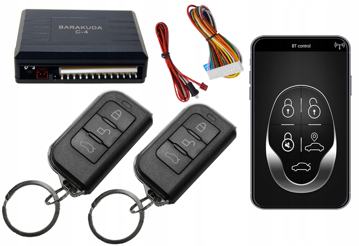 

Sterownik Zamka,pilot,smartfon Bluetooth Barakuda