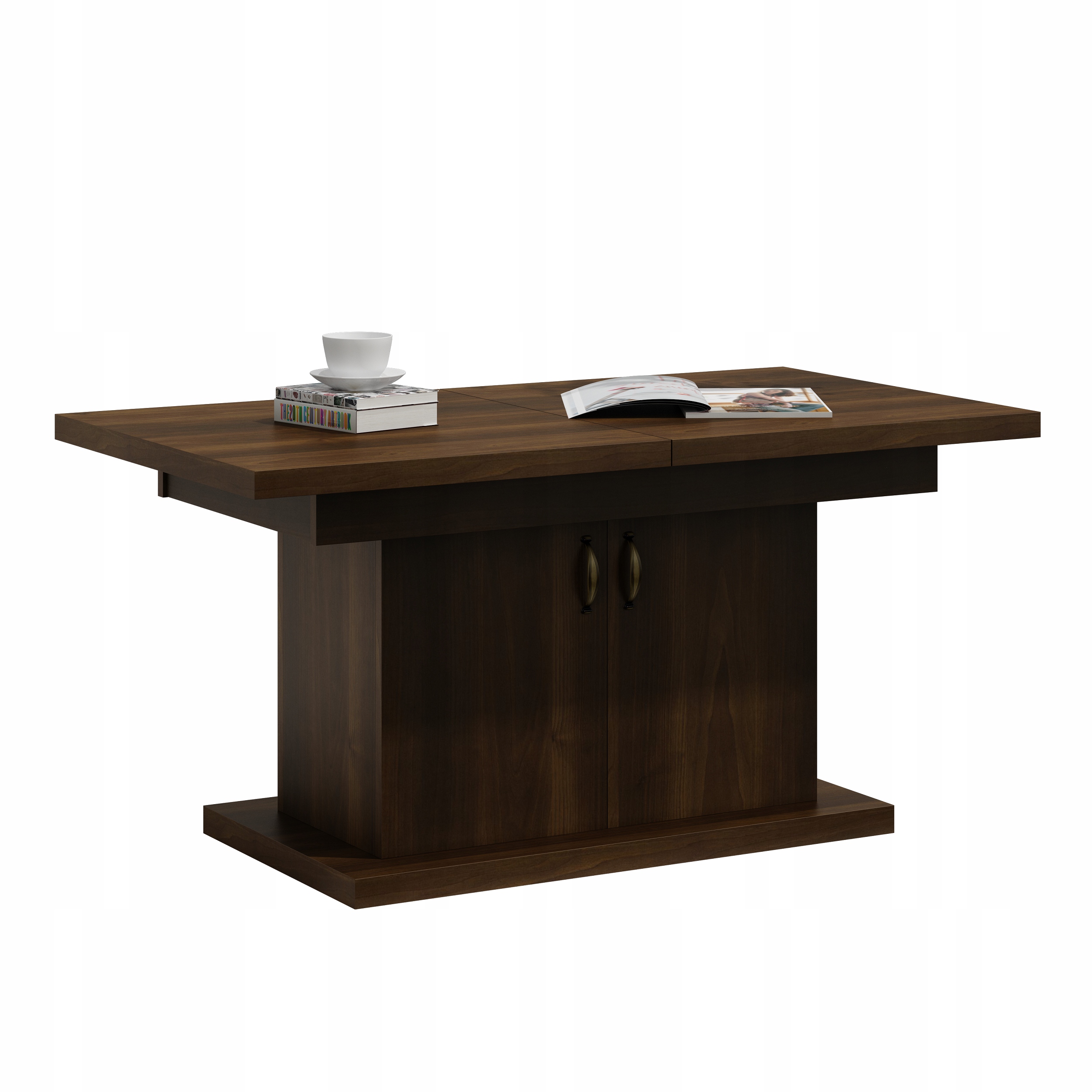 ŁAWA ROZKŁADANA PODNOSZONA Z BARKIEM BIAŁY MAT Kolekcja salon