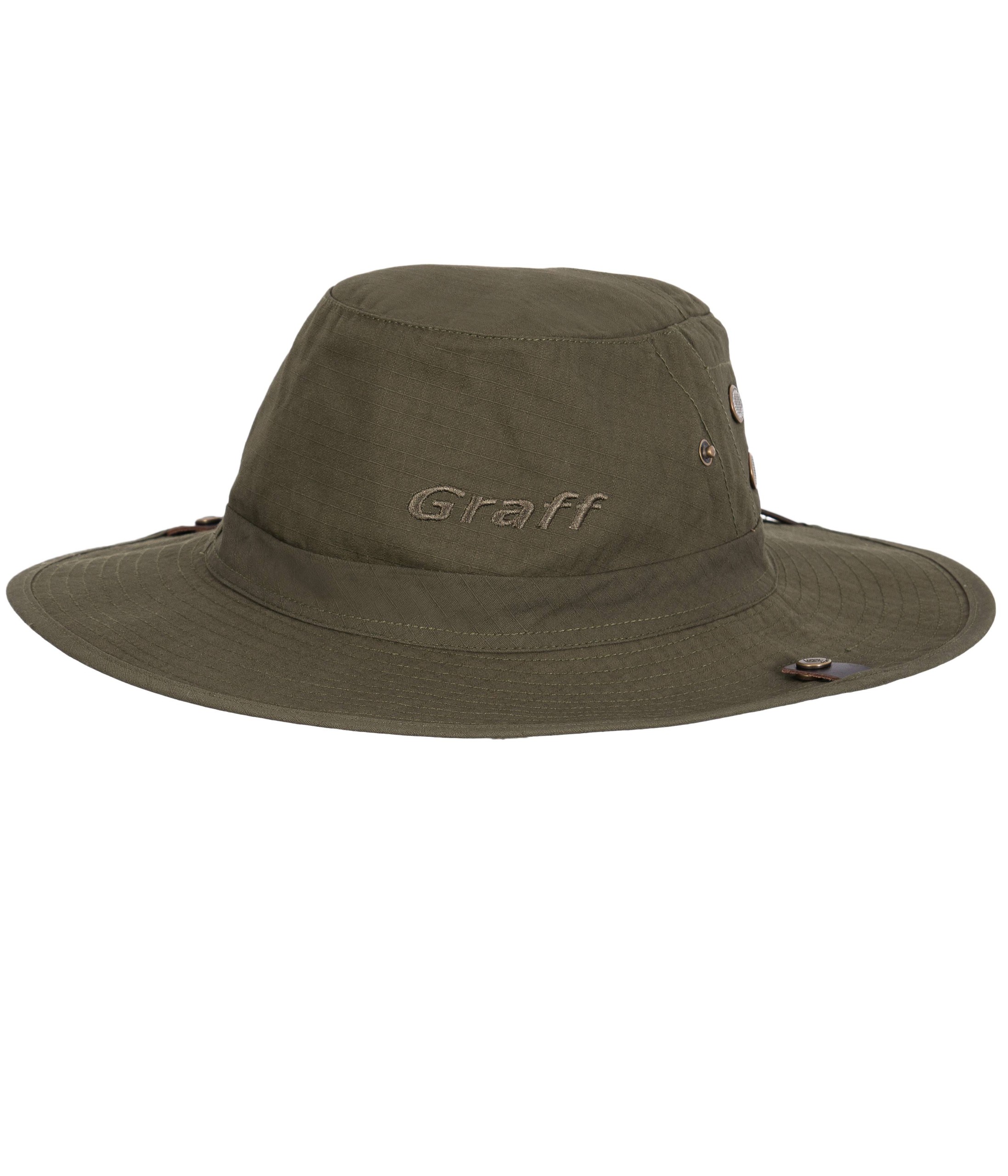KAPELUSZ+MOSKITIERA WĘDKARSKI 105-OL-M GRAFF 54/58 Marka Graff