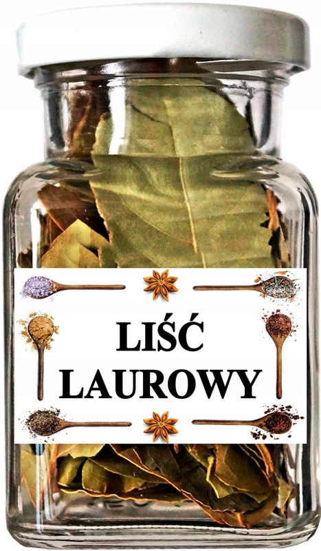 LIŚĆ LAUROWY w słoiczku