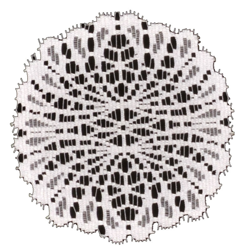 

Serwetka Biała Żakardowa Okrągła 25 cm 206473/25y