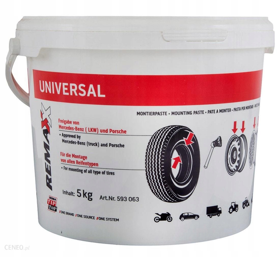 

Pasta montażowa do opon Tip Top Universal 5KG