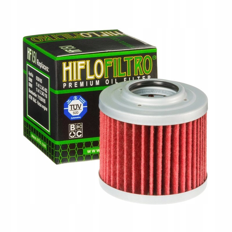 

Filtr oleju Hiflo HF151 Bmw F 650 Gs