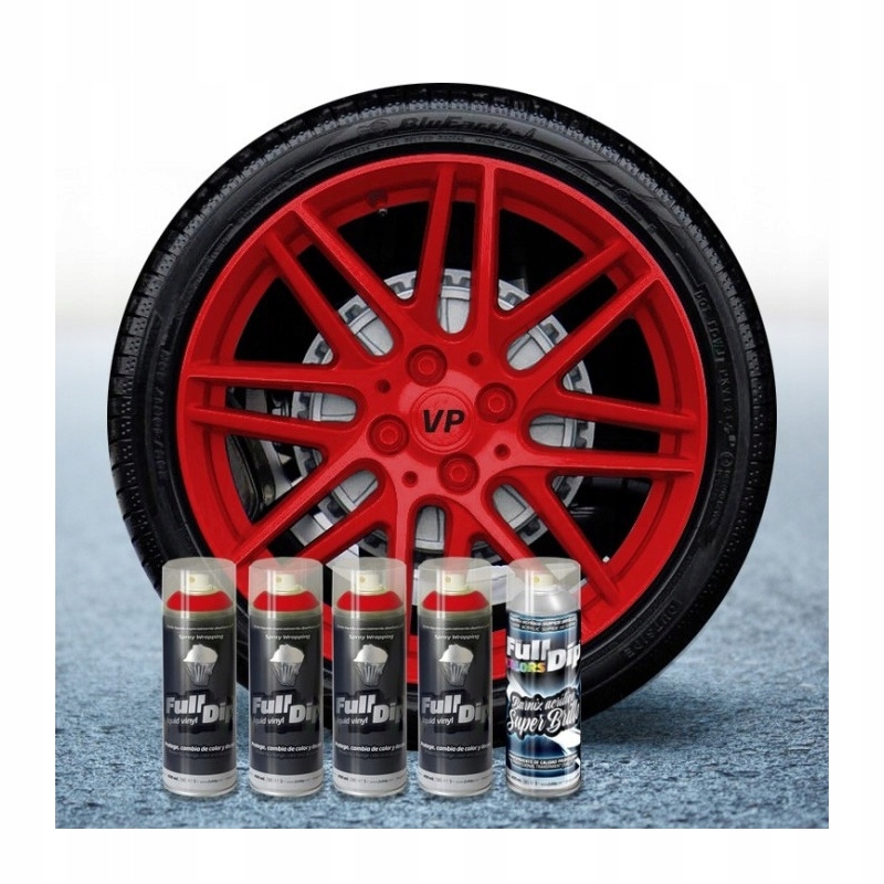

Full Dip Folia guma w sprayu 4+1 Czerwony Połysk