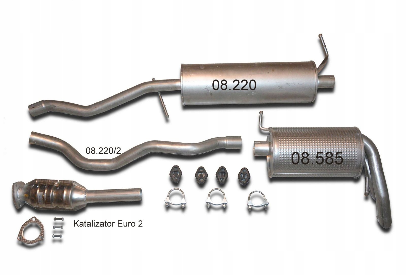 FORD GALAXY 1.9 TDi TŁUMIKI ŚRODKOWY KOŃCOWY