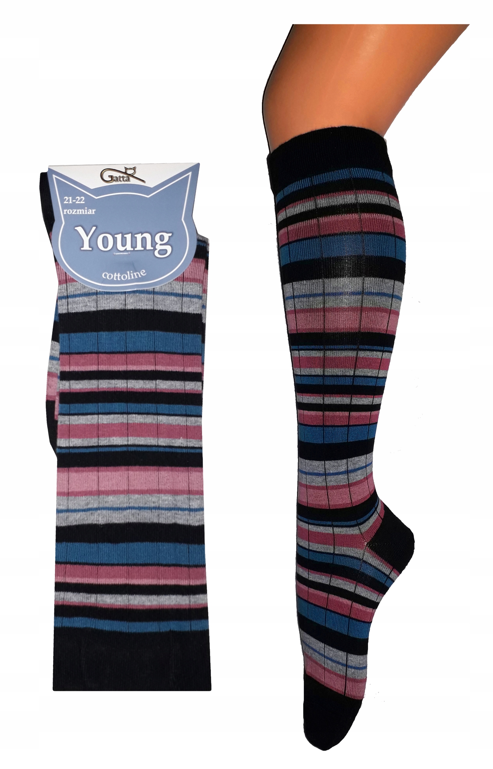 

Gatta podkolanówki skarpetki #B2 ** 21/22 cm 32-34