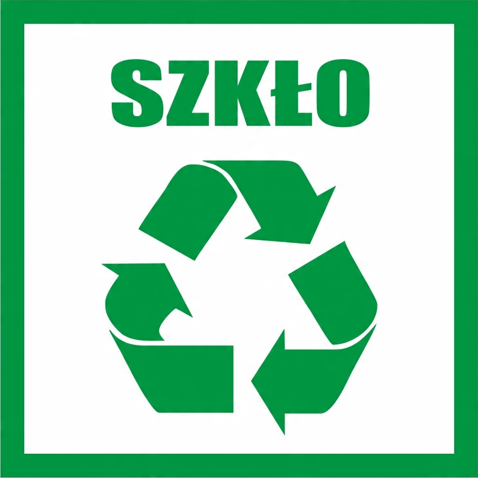 

Naklejka Informacyjna Odpady Komunalne Szkło
