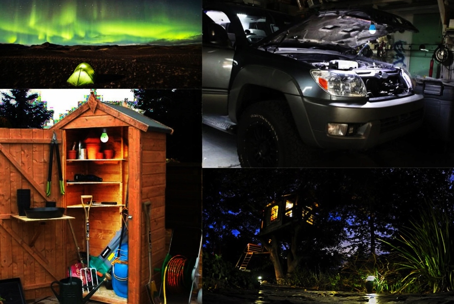 Przenośna LAMPKA LED do namiotu, kempingu Moc 1 W