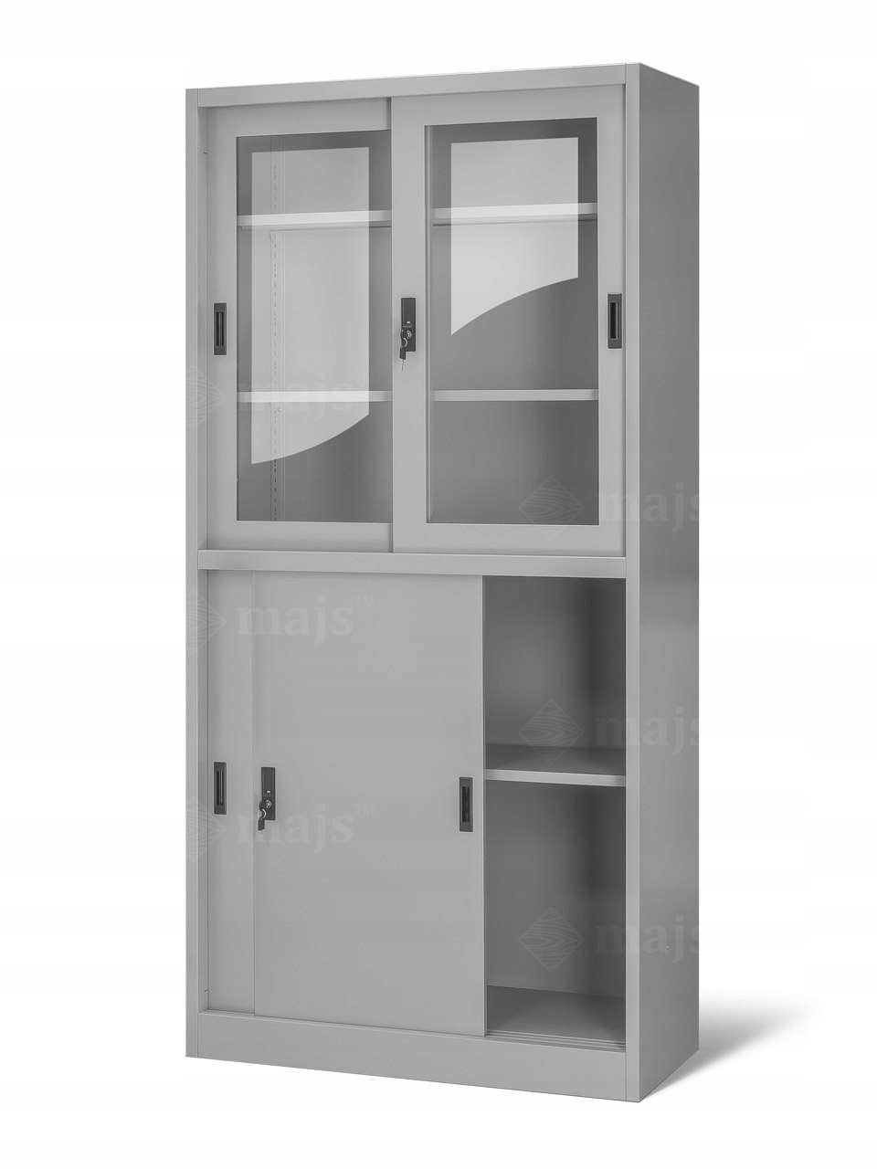 SZAFA METALOWA SOCJALNA WITRYNA PRZESUWNE DRZWI