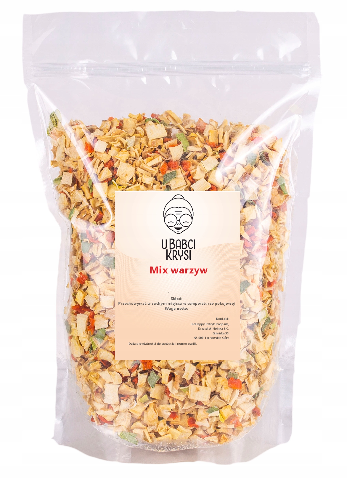 MIESZANKA WARZYW 500g JARZYNKA SUSZONE WARZYWA