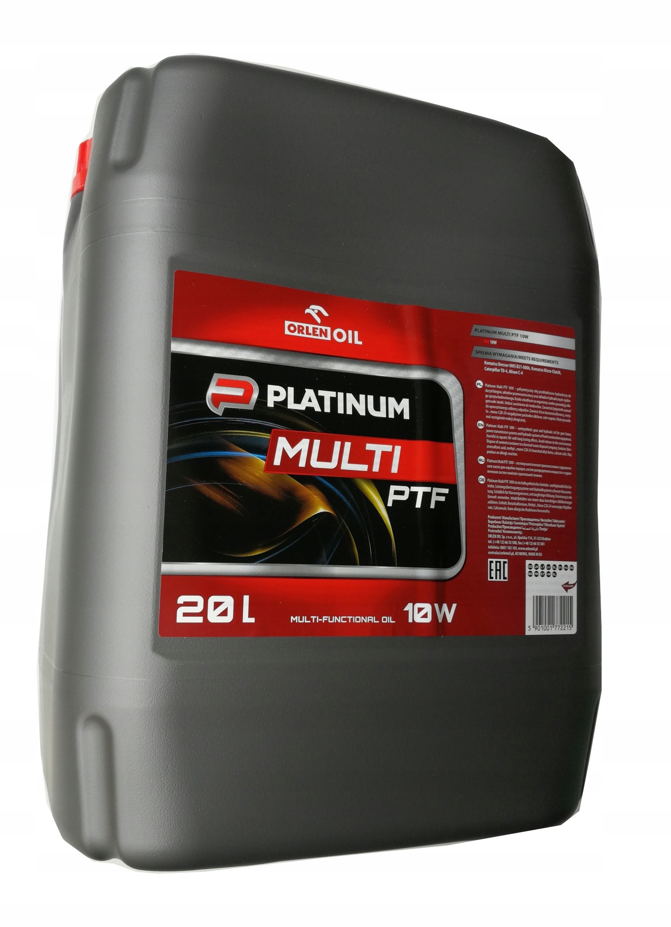 

Olej Platinum Multi Ptf 10W 20L Caterpillar TO-4