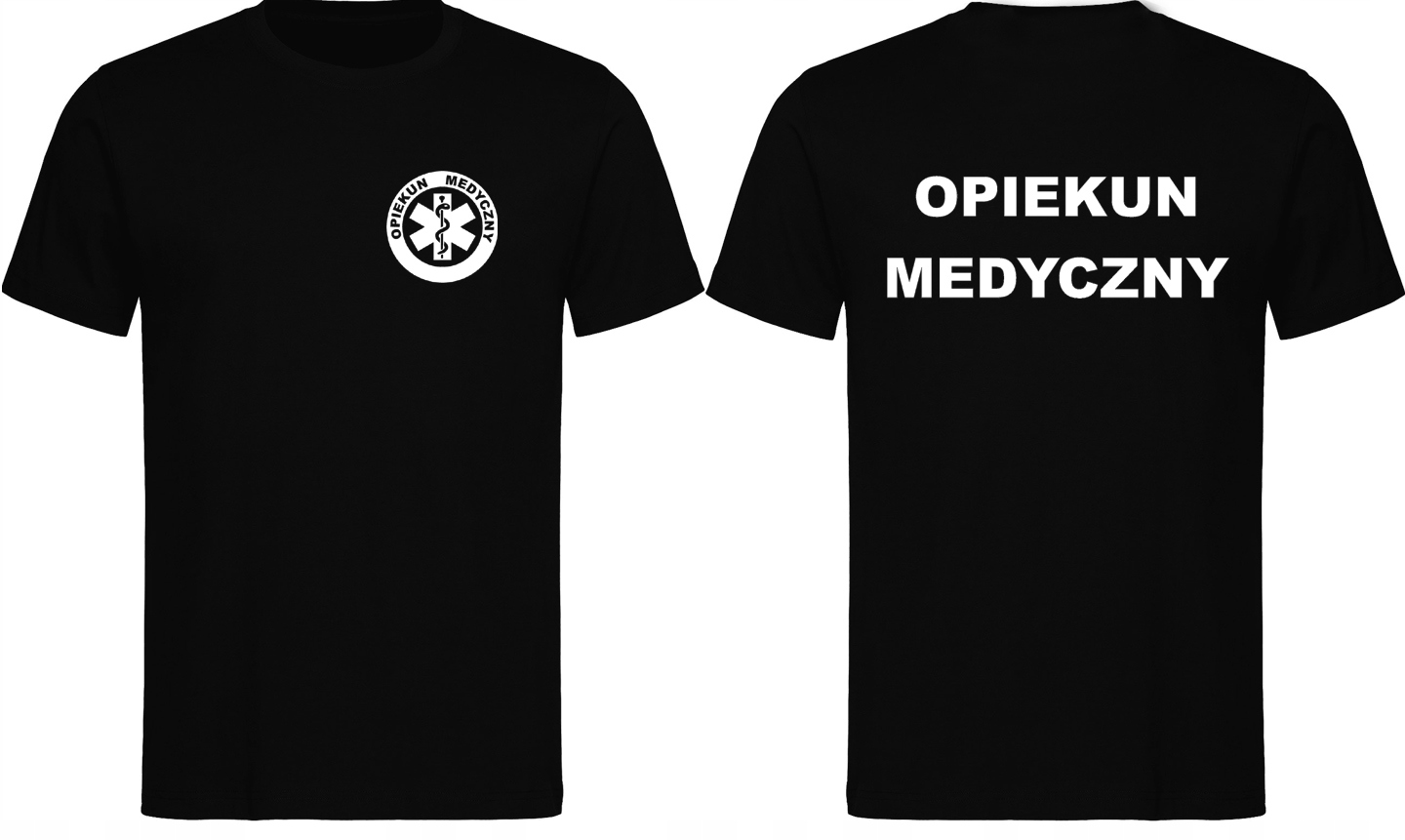 

Koszulka z nadrukiem Opiekun Medyczny, męska S-xxl
