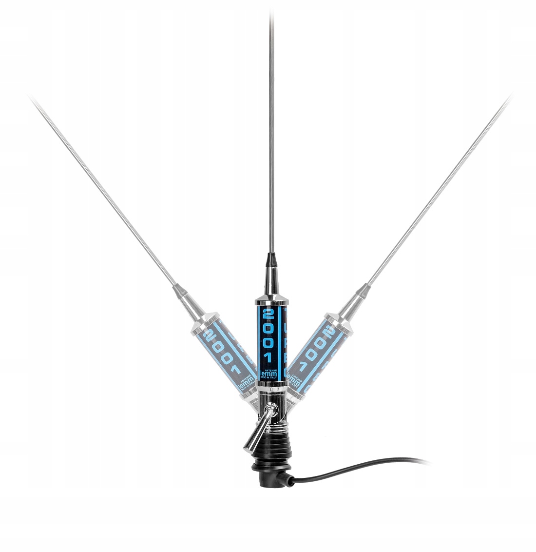 Lemm AT-2001 Turbo Black antena Cb montażowa 200cm