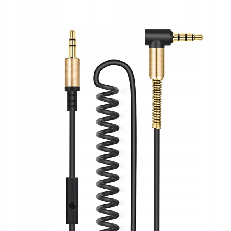 

Kabel Hoco Aux kątowy mini-jack 3,5mm mikrofonem