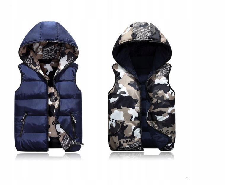 ДВУХСТОРОННИЙ ЖИЛЕТ МОДЕЛЬ БЕЗ РУКАВОВ КАМУФЛЯЖ УНИКУМ ВЫБР.