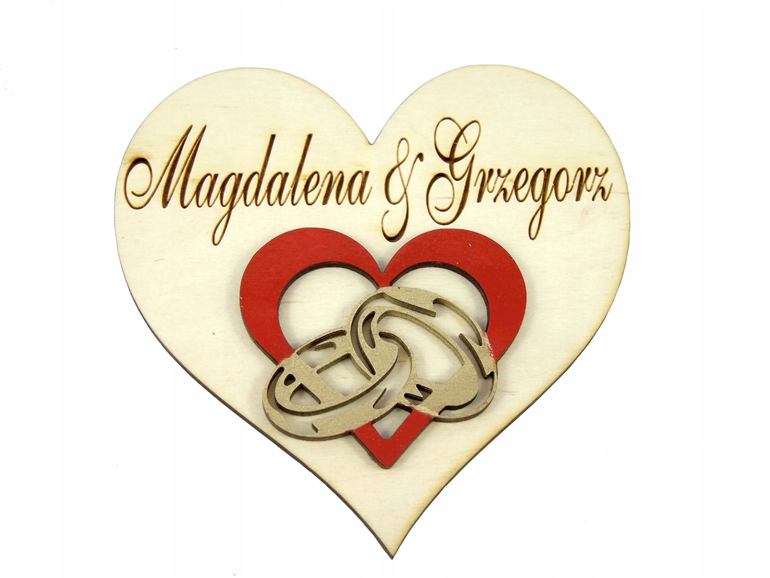 

Niepowtarzalna Szkatułka 3D Na Obrączki Ślub Wybór