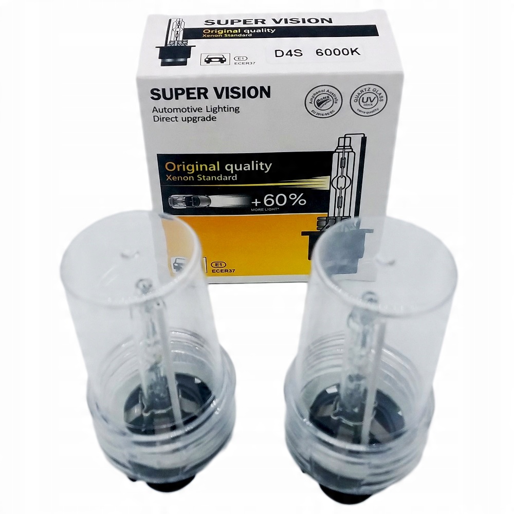 

D4S Żarnik Żarówka Xenon 6000K Vision